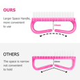 thumbnail image 2 of Handle Grip Nail Brush, Nail Brushes Hand Fingernail Brush Cleaner Scrubbing Kit Pedicure for Toes and Nails Men Women (4 Pack), 2 of 13