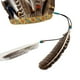 thumbnail image 3 of Tocado de plumas, sombrero de jefe indio, accesorio de disfraz, decoración, accesorios de fotos para Estilo D, 3 of 7