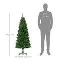 thumbnail image 3 of HOMCOM 5FT Artificial Christmas Tree with Automatic Open for Home Green, 3 of 10