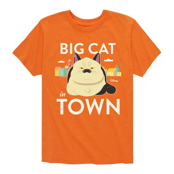 Luca - Big Cat In Town  - Toddler And Youth Short Sleeve Graphic T-Shirt