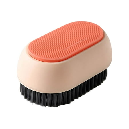 

Clearance! Plertrvy Contrast Color Plastic Soft Shoe Brush Cleaning Brush Set Household Multi-Function Laundry Brush Long Handle Shoe Polish Plastic Tool Brush Pink Cleaning Brush