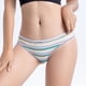thumbnail image 5 of Braguitas de algodón de cintura baja, sexys, para chica, con rayas dulces, 5 of 6