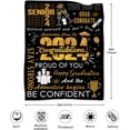 thumbnail image 2 of 2024 Graduation Decorations Gifts Blanket, Graduation Gifts for Her Him,Graduation Party Supplies,Graduate Souvenir Gifts for Senior Students Throw Blanket 50"x 60", 2 of 5