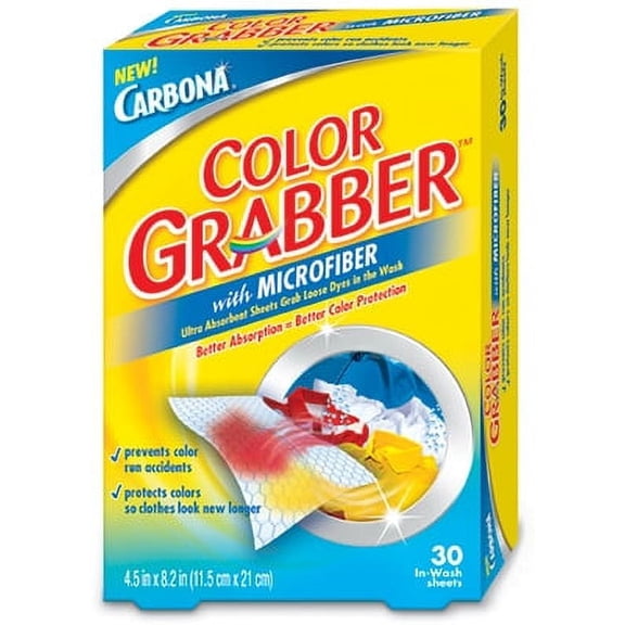 Carbona 474 Color Grabber with Microfiber, 30 Pack, Each