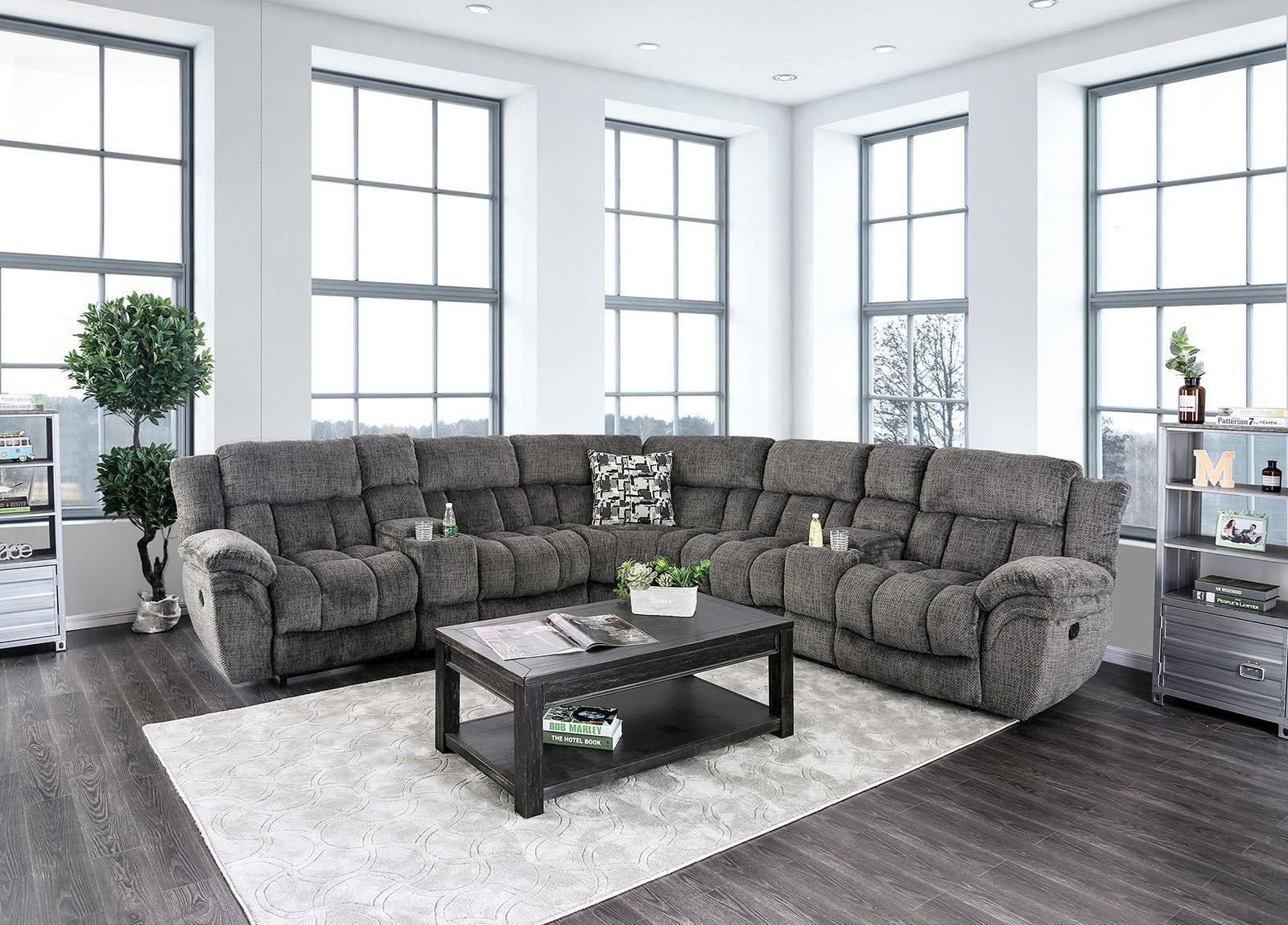 Reclining Sectionals in Sectional Sofas Couches Walmart