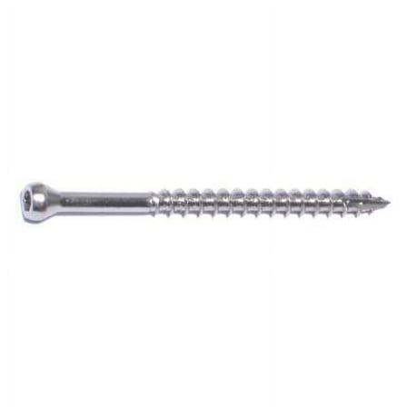#9 x 2-1/2" 304 Stainless Star Drive Trim Head Screws WSTSS-032 (25 pcs.)