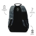 thumbnail image 4 of TOTTO Mochila Escolar Grande para Niño Porta Laptop 14 Repelente a Líquidos | 20 L - ACUARELA Negro G, 4 of 6