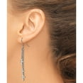 thumbnail image 4 of Stainless Steel Polished Multi Strand Cross Dangle Shepherds Hook Earrings Made In China sre908, 4 of 5