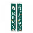 thumbnail image 3 of Merry Christmas Banners, Front Door Welcome Christmas Porch Banners Red Porch Sign Hanging Xmas Decorations for Home Wall Indoor Outdoor Holiday Party Decor, 3 of 3