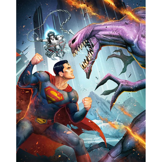 Diamond Drill Painting (DB7332) Kit redondo 5D Justice and Evil DIY Imagen completa Craft 50x70cm FLhrweasw Nuevo