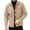 Khaki, variant on Mgmyaa Men's Fashion Long Sleeve Casual Outerwear Coat Stand Collar Modern Jacket with Pockets