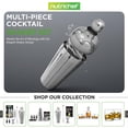 thumbnail image 7 of 7 Pcs. Bartender Set - Drink Mixer with Essential Bar Accessory Tools with Cocktail Shaker, 7 of 7