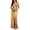 Gold#Satin Mermaid Evening Gown, variant on Satin Prom Dress for Women Long Mermaid Evening Gown Sleeveless Ruched Bodycon Dress High Slit Formal Cocktail Maxi Dress Gold,XL