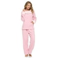 thumbnail image 3 of Casual Nights Fleece Pajama Set for Women, Soft Winter Pajamas with Pockets Lounge Set, 3 of 5