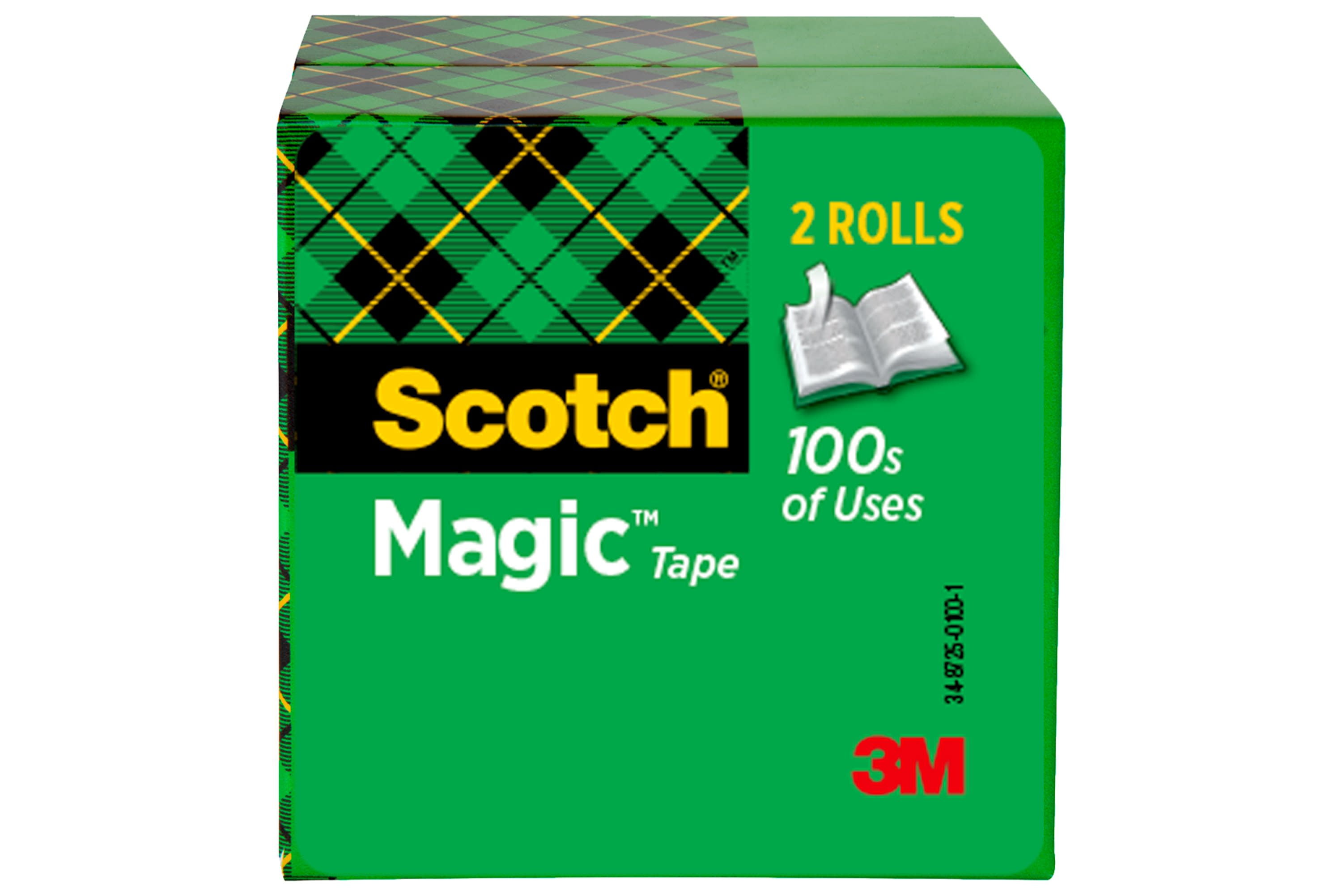 Scotch Magic Tape Refills, 1/2 in. x 2,592 in., 2 Boxes/Pack