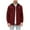 ZB-Red, variant on Gytharion Mens Hooded Sweatshirt Jackets Fashion Casual Plaid Printed Drawstring Hoodie Coat Loose Cozy Button Down Long Sleeve Outerwear with Pockets