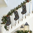 thumbnail image 5 of Bingfone Mushrooms Print Personalized Christmas Stocking - Snowman Design Large 18 inch,Family Holiday Season Decor, 5 of 8