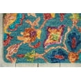 thumbnail image 5 of Nourison Vivid Floral Bohemian Teal 5' x 7'6" Area Rug, (5' x 8'), 5 of 6