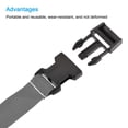 thumbnail image 3 of 1x40 Inch Utility Strap with Buckle Polyester Belt for Packing (Gray, 2 Pack), 3 of 5