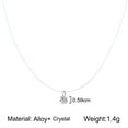 thumbnail image 6 of Teissuly Necklace Transparent Fish Line Zircon Necklace Women, 6 of 6