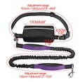 thumbnail image 3 of Qaailabf Hands Free Dog Leash with Zipper Pouch | Adjustable Bungee Running Leash | 51-76 Inch Length | Shock Absorbing Dual Handles | Neoprene Waist Belt | Durable Nylon for Medium Large Dogs, 3 of 3