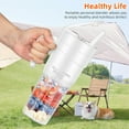 thumbnail image 2 of Compact & Portable Blender Juicer Wireless Charging 16 oz Capacity Perfect for Smoothies, Baby Food, and Outdoor Use, 2 of 8