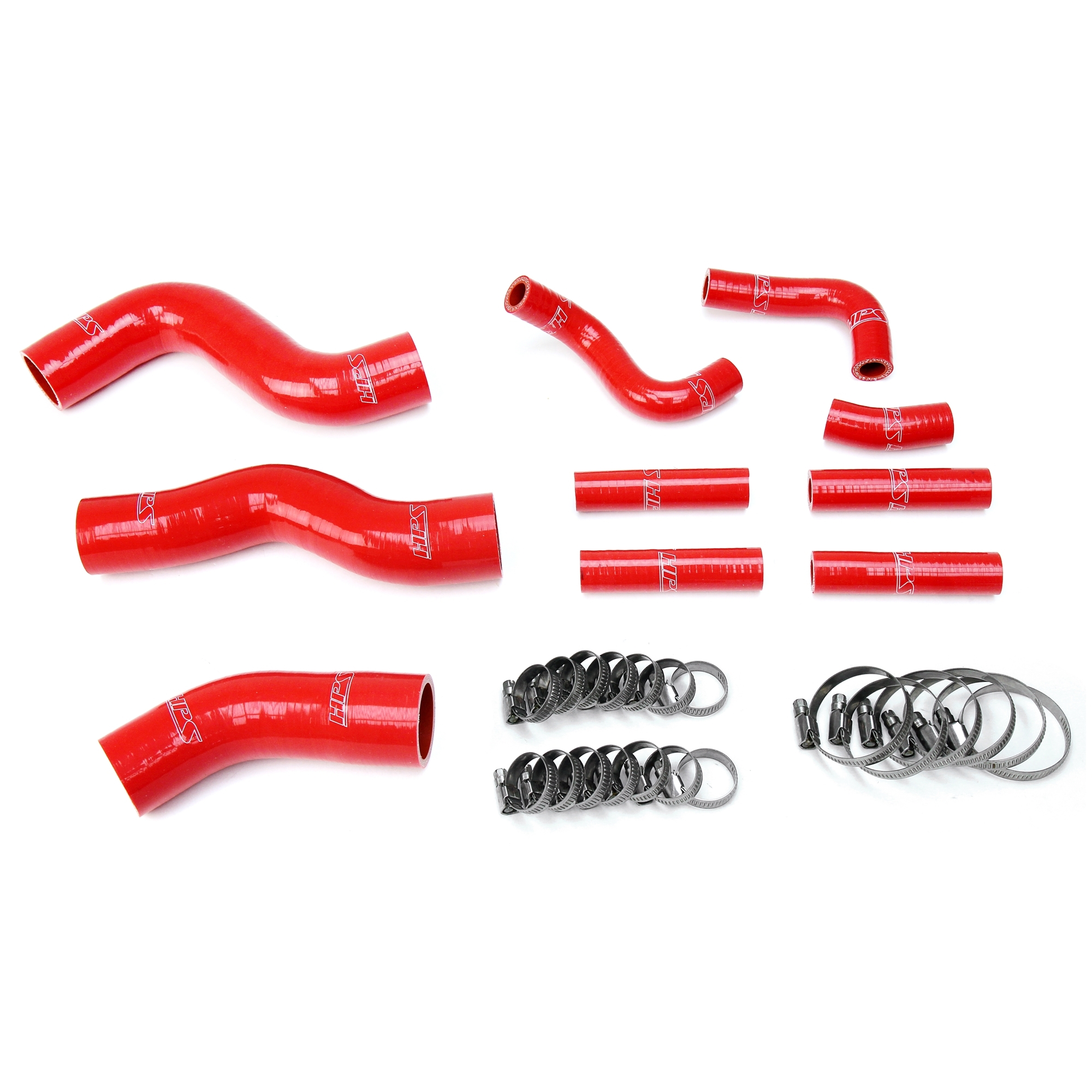 HPS Black Silicone Radiator /& Heater Hose Kit for 92-97 Toyota Land Cruiser FJ80