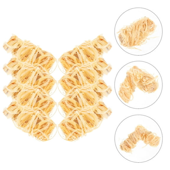 FUTUREORYY Natural Fireplaces 8Pcs Fire Starters for Campfires and Outdoor Use