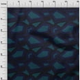 thumbnail image 3 of oneOone Cotton Cambric Dark Blue Fabric Abstract Craft Projects Decor Fabric Printed By The Yard 42 Inch Wide, 3 of 5