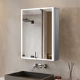 thumbnail image 6 of Lexora Mesa 20 in W x 28 in H Surface-Mount LED Mirror Medicine Cabinet with Defogger, 6 of 10