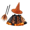 thumbnail image 4 of BOOMNY Halloween Toddler Baby Girls Witch Dress Up Funny Hallowmas Party Outfits Sets Playful Stage Performance Clothes Set, 4 of 4