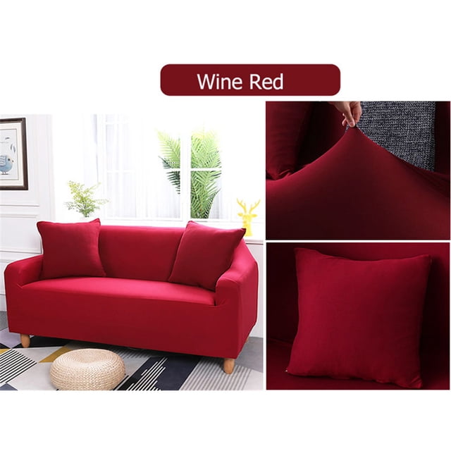 Sofa Cover Crease-Resistance Slip- Couch Cover Properties Reusable Home For Office