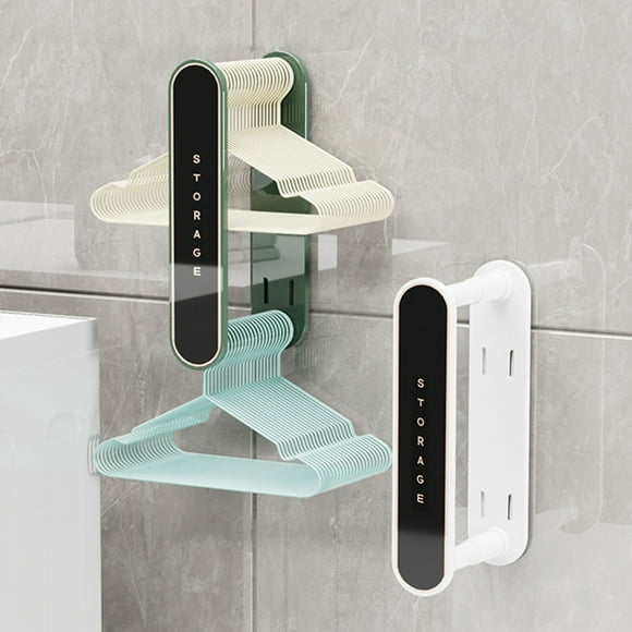 onlyliua para Interior/Exterior Percheron Retractil para Colgar Ropa, Sin Necesidad de Perforar Agujeros para Ahorrar Espacio, Organizador para Balcón, Perchero de Pared