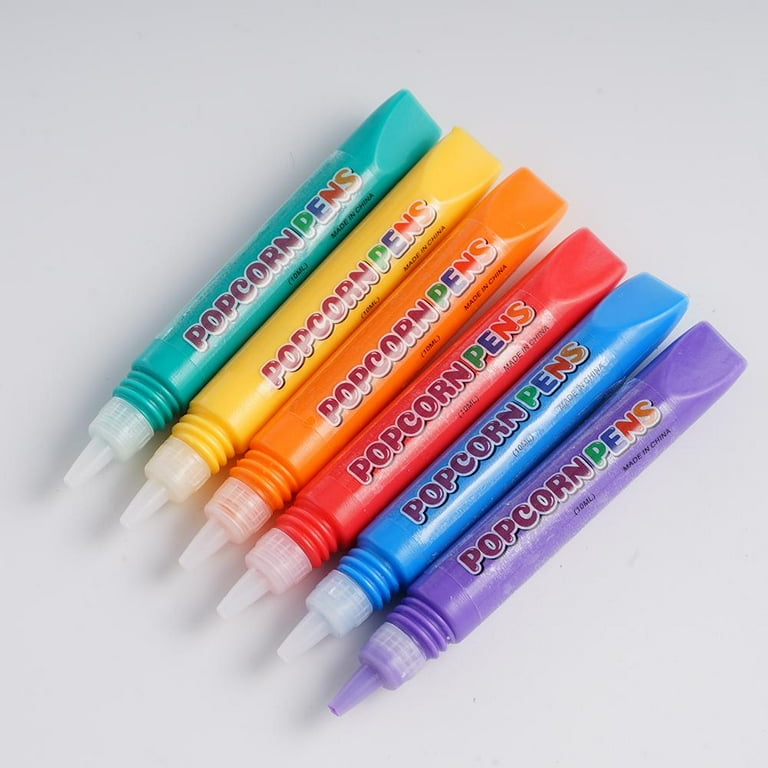 Penne Magiche Popcorn 3D - 12 Penne + Tavole Da Disegno Per Bambini, Divertimento Creativo - Foto 9