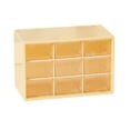 thumbnail image 2 of 9-Drawer Storage Box Bead Organizer for Jewelry Making Craft Supplies Small Parts Desktop Organizer Yellow, 2 of 9