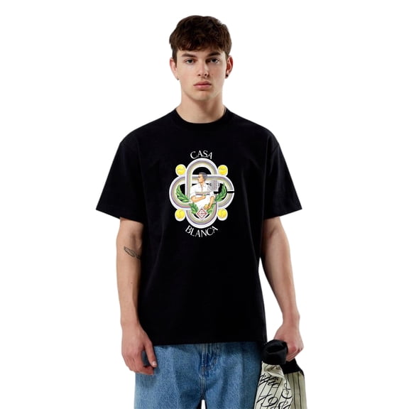Casa Blanca Tennis Club Fashion Brand Elegant T-Shirt, for men & women, up to size 5XL