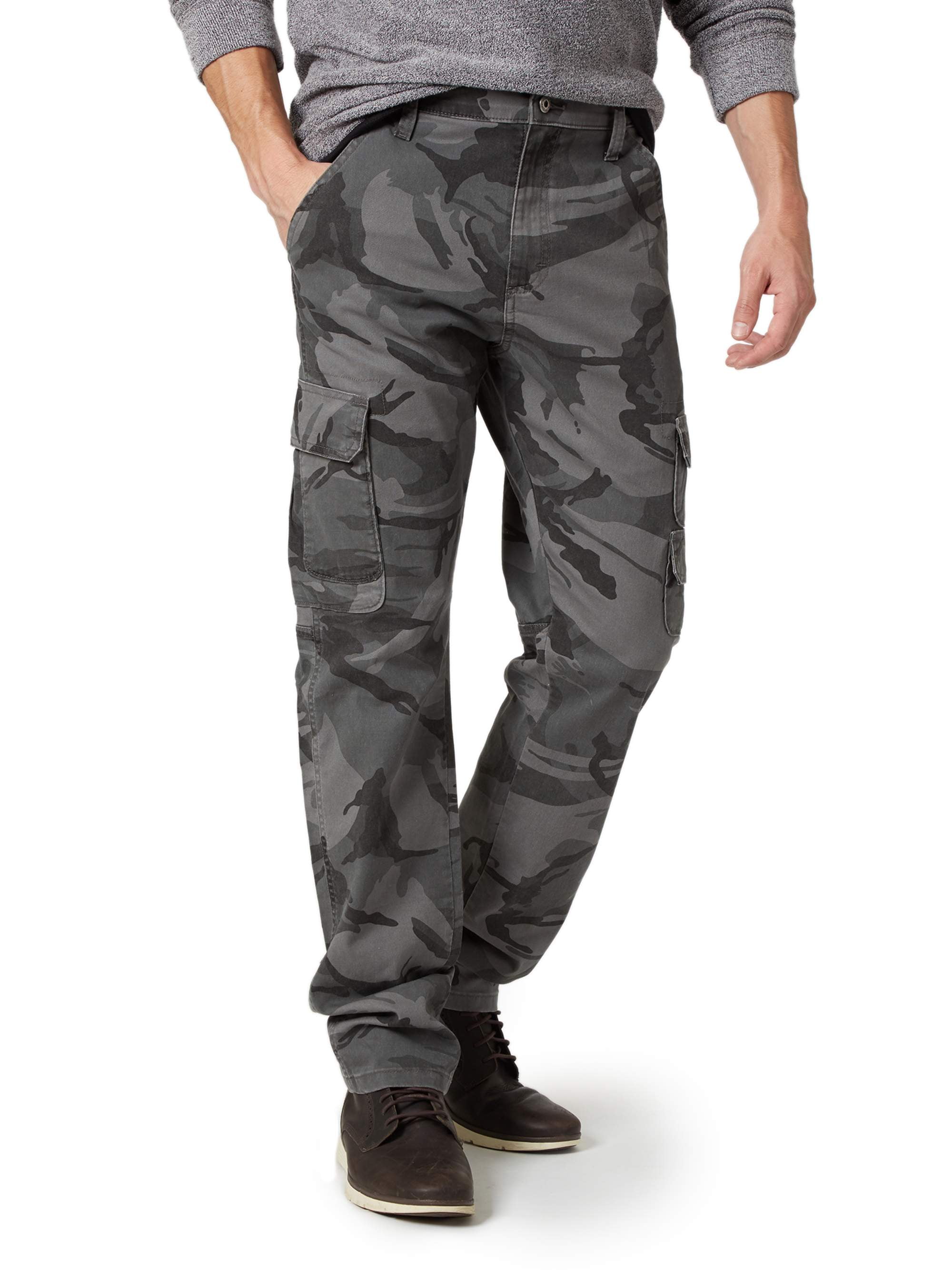 Goodfellow Co Relaxed Fit Striaght Green Stretch Camo Pants Men 30 32 34 36 38 