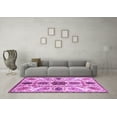 thumbnail image 3 of Ahgly Company Indoor Rectangle Oriental Purple Modern Area Rugs, 8' x 12', 3 of 4