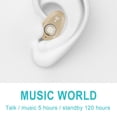 thumbnail image 4 of Fnochy for Bluetooth Headset Earphones Mini Invisible Headphones Earbuds, High Sound Quality in Ear Earbud Multifunctional, Simpliy and Comfortable for Running Earphone Cycling Hiking, 4 of 4