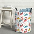 thumbnail image 5 of Picia Dinosaur Large Laundry Basket, Waterproof, Freestanding Laundry Hamper, Collapsible Tall Clothes Hamper with Extended Handles-, 5 of 8