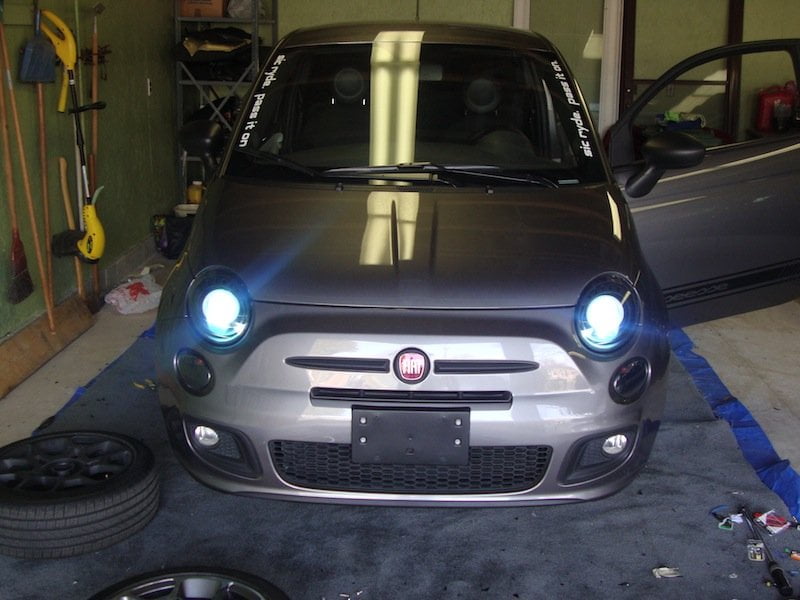 Fiat 500 Xenon HID Headlight Headlamp 55w Conversion Kit