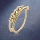 thumbnail image 5 of Anillo Redondo Con Cuentas Spinner Anillo Anti-ansiedad Joyas Giratorias Doradas Sunnimix Joyería de anillo ajustable, 5 of 7