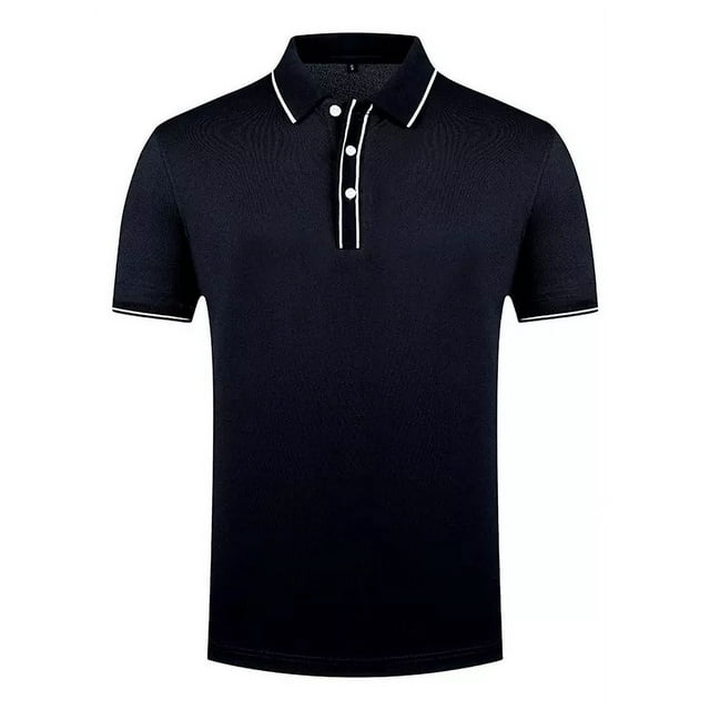 Playera Tipo Polo Manga Corta Casual Elástica Para Hombre