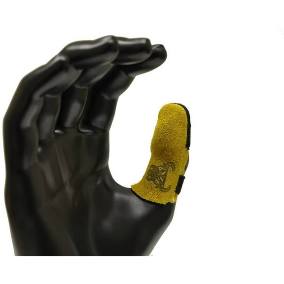 G & F Cowhide Leather Thumb Guard, Finger Protector, Medium Size Pack of 1, Durable Thumb Protection