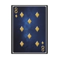 thumbnail image 2 of Eight Of Diamonds Space Background Playing Card Canvas Wall Art for Home Decor Ready-to-Hang, 2 of 7