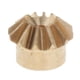 thumbnail image 2 of Engranaje de Módulo Baoblaze 6x 0,4 12 1 Mm Agujero Interior 1 Mm Diámetro Exterior 4 Mm Altura 3 Mm Engranaje cónico de latón, 2 of 7