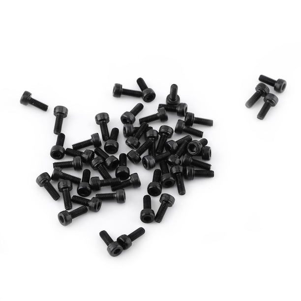 Juego De Tornillos De Cabeza Hueca, Perno De Máquina Hexagonal Tornillos De Cabeza Hexagonal Con Sujetador De Hardware Estándar, M3 Negro Para Electrodomésticos Y Aparatos De ANGGREK GAGS00