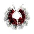 thumbnail image 1 of Lace Stitching Pet Saliva Towel - Soft with Faux Pearl Decor - Cat and Dog Bowknot Neckerchief, 1 of 8