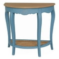 thumbnail image 4 of Ashbury Stradivarius Oak Veneer Half-moon Wall Table, 4 of 5