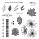 thumbnail image 1 of Cuadros Decorativos Modelo de hoja de flor troqueles de corte de papel sello de silicona transparente molde para estampado herramienta para álbum Tmvgtek embutido en tela, 1 of 8